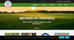 Desktop Screenshot of bjornhultsgk.se
